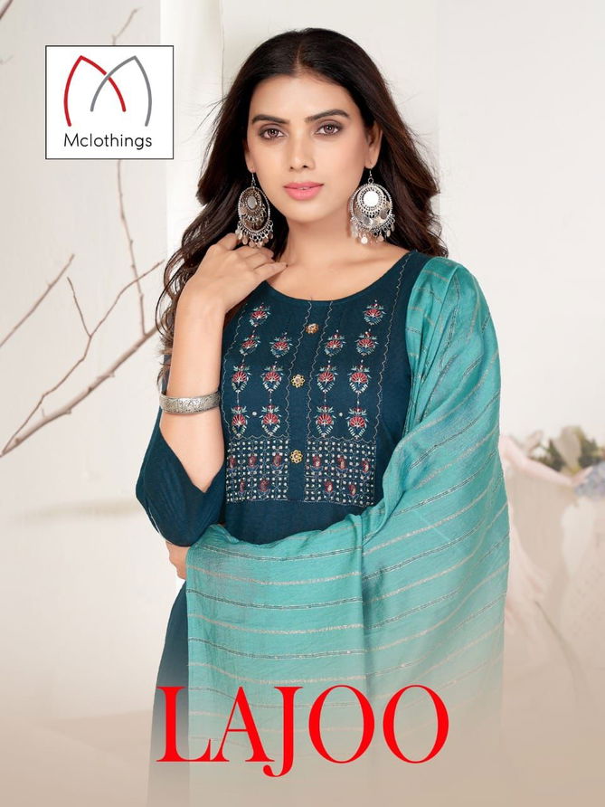 Lajoo Fancy Exclusive Ethnic Wear Designer Kurti Bottom With Dupatta Collection